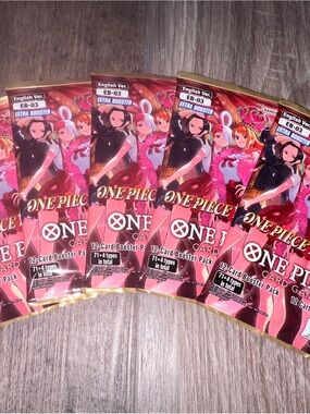 One Piece EB03 ENGLISH Booster Packs - Heroines Edition x5